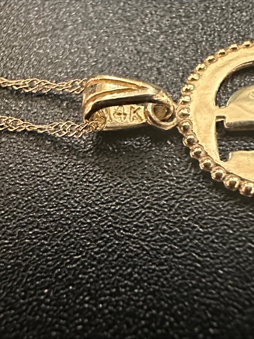 Gold Initial D Pendant Necklace - Elegant Women's Jewelry - Picture 4 of 4